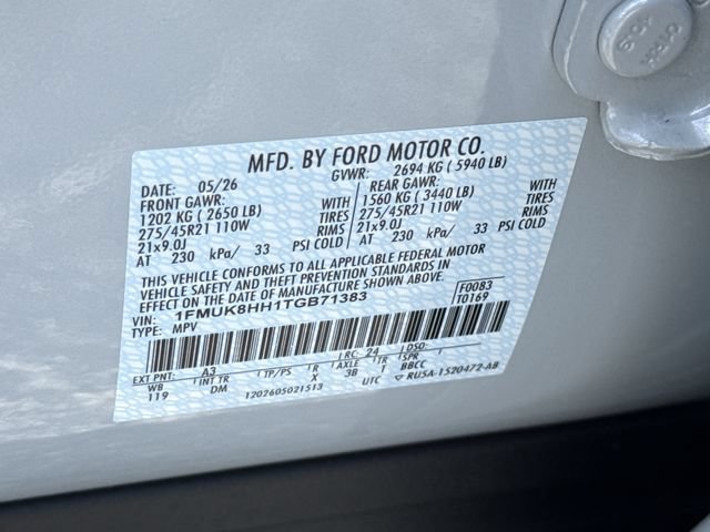 New 2026 Ford Explorer Platinum w/ LUX Leather Package AWD/4WD image 43