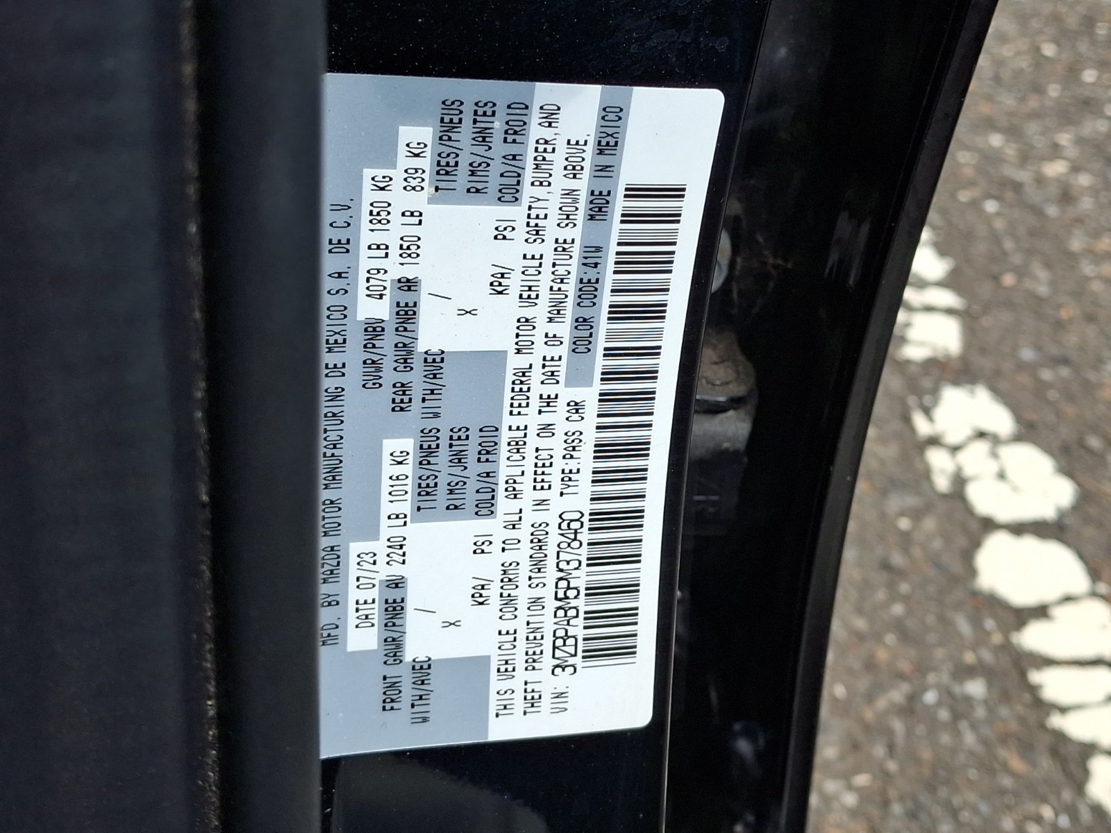 Certified 2023 MAZDA MAZDA3 s FWD image 28