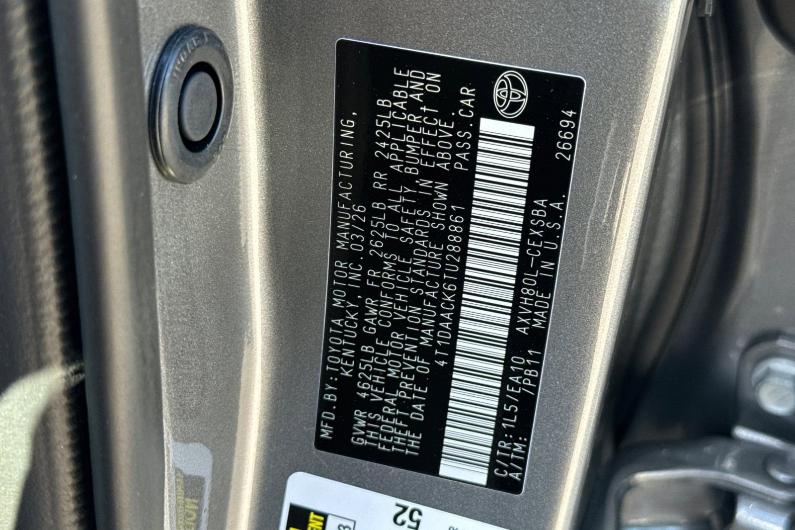 New 2026 Toyota Camry SE FWD image 33