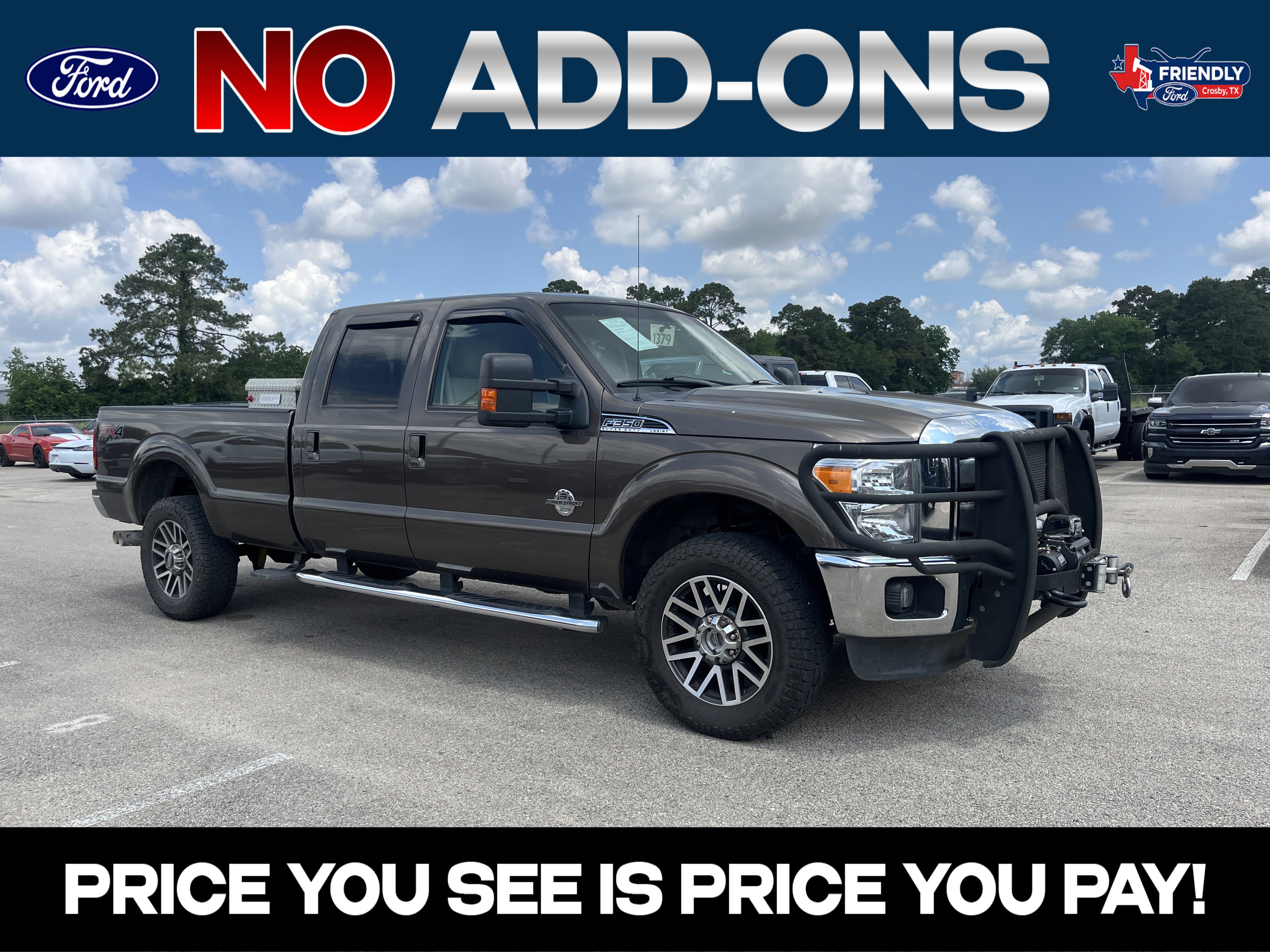 Used 2015 Ford F350 Lariat w/ Lariat Interior Package AWD/4WD image 1