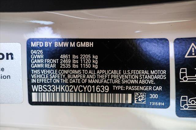 New 2027 BMW M4 xDrive Competition w/ M Driver's Package AWD/4WD image 23