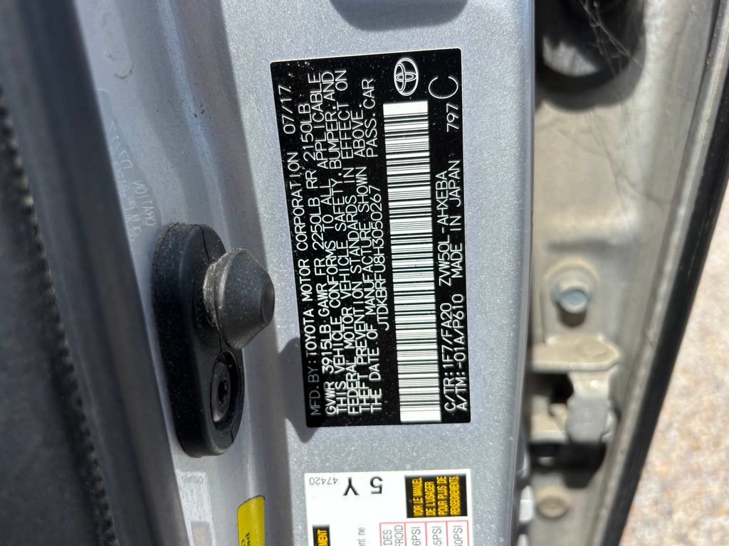 Used 2017 Toyota Prius Two w/ Prius Two Safety Plus Package FWD image 13