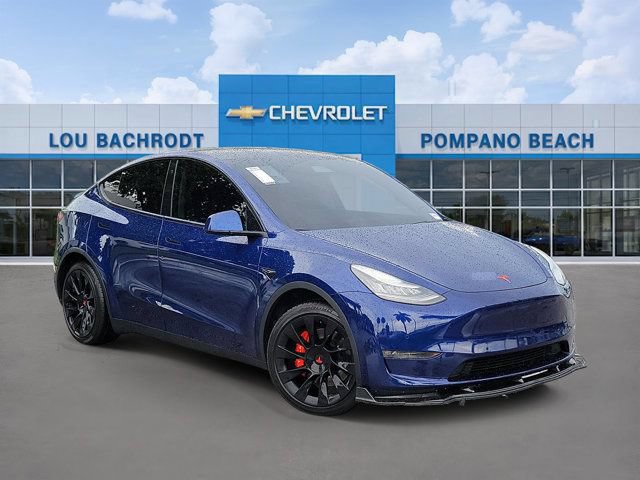 Used 2020 Tesla Model Y Long Range AWD/4WD image 1