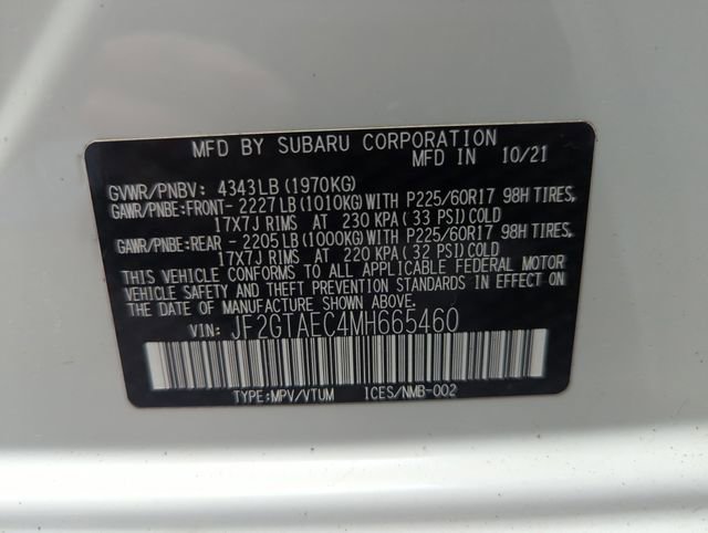 Used 2021 Subaru Crosstrek 2.0i Premium w/ Moonroof Package image 35