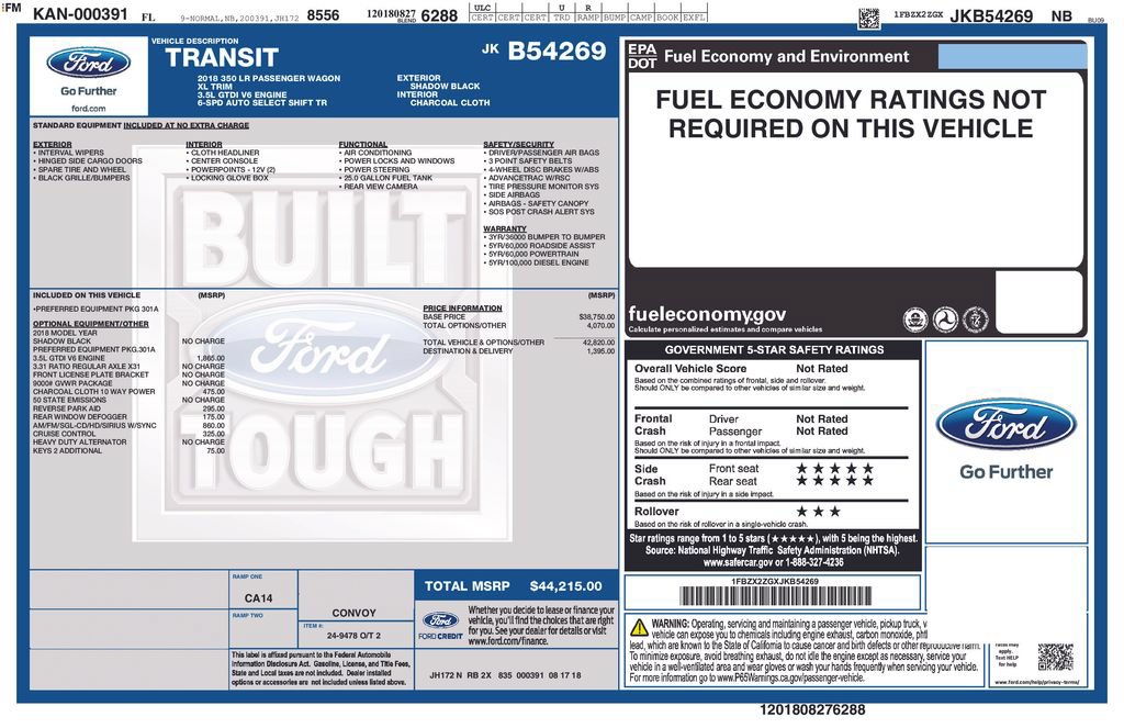 Used 2018 Ford Transit 350 XL RWD image 7