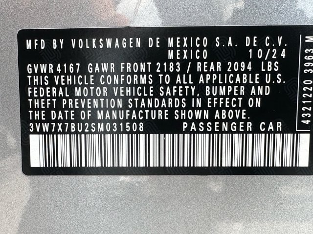 Used 2025 Volkswagen Jetta SE FWD image 35