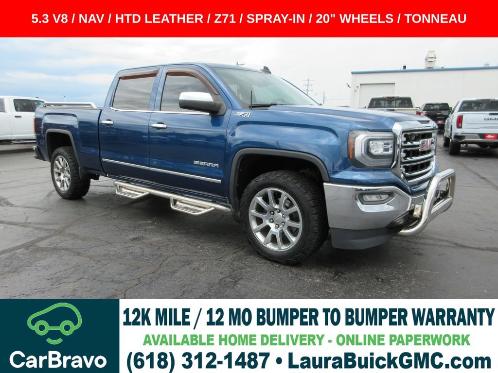Certified 2016 GMC Sierra 1500 SLT w/ SLT Premium Package AWD/4WD image 1