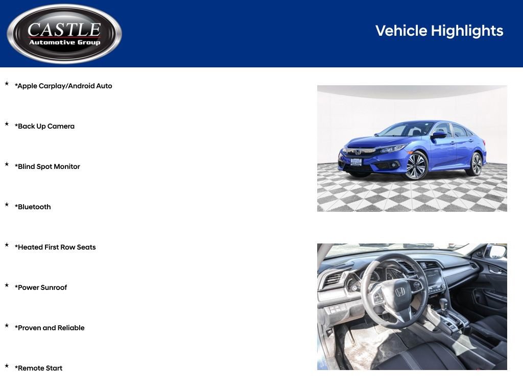 Used 2016 Honda Civic EX-T image 3