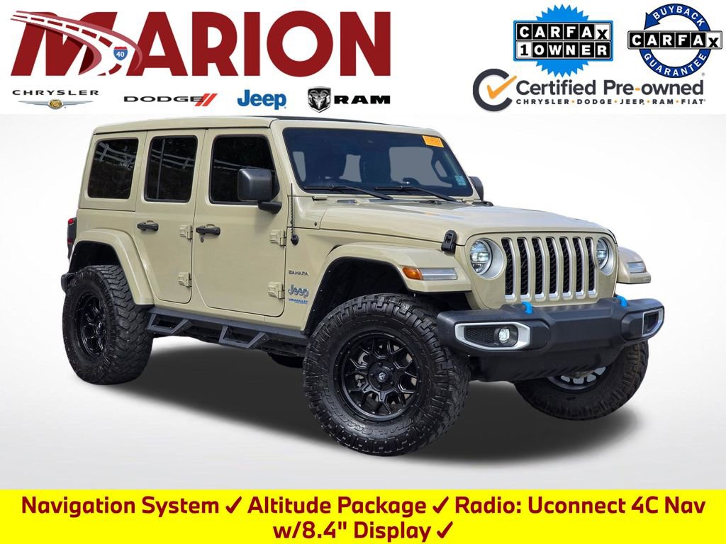 Used 2022 Jeep Wrangler Unlimited Sahara w/ Cold Weather Group AWD/4WD image 1