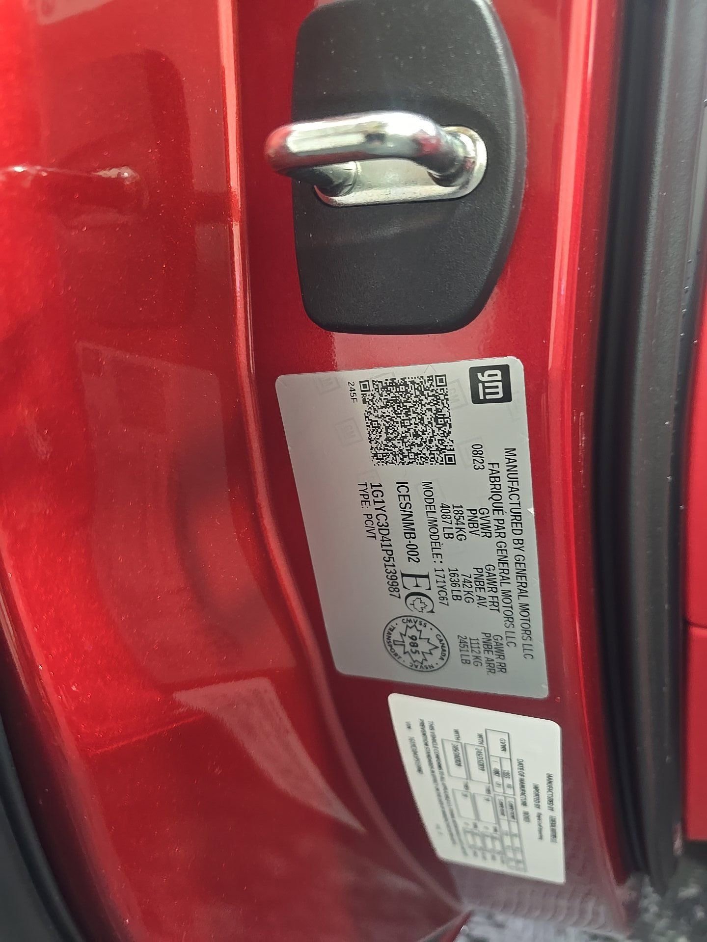 Used 2023 Chevrolet Corvette Stingray Premium Conv w/ Battery Protection Package RWD image 14