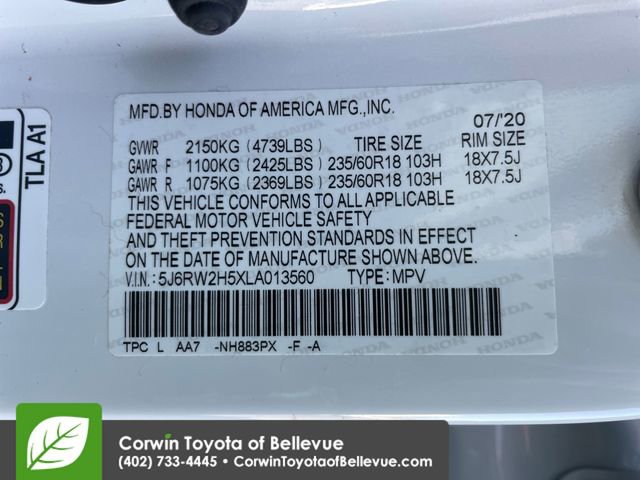 Used 2020 Honda CR-V EX image 23