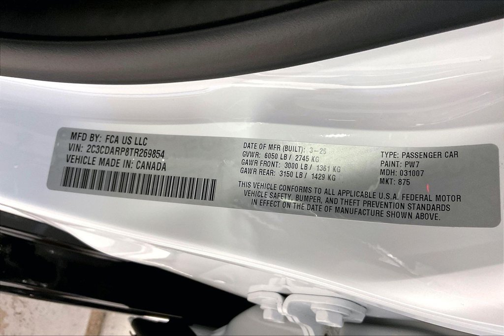New 2026 Dodge Charger Scat Pack w/ Blacktop Package AWD/4WD image 24