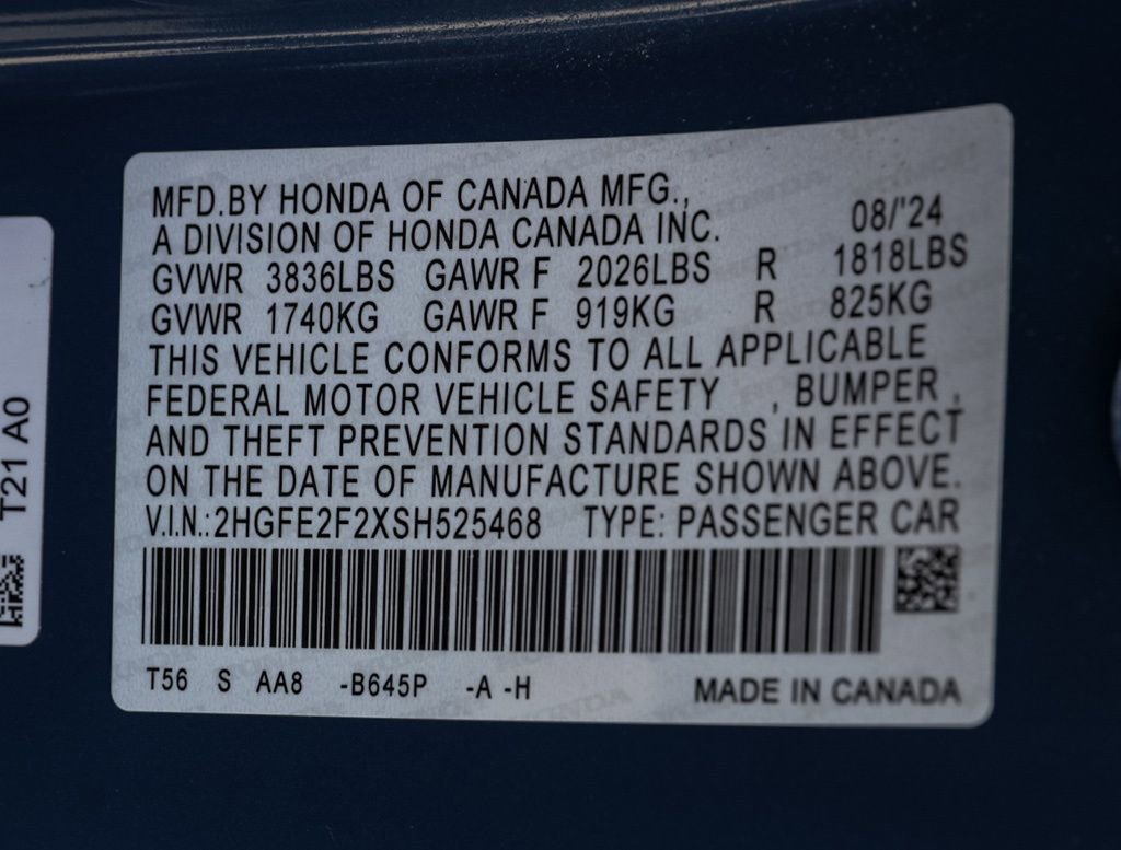 Used 2025 Honda Civic LX image 33