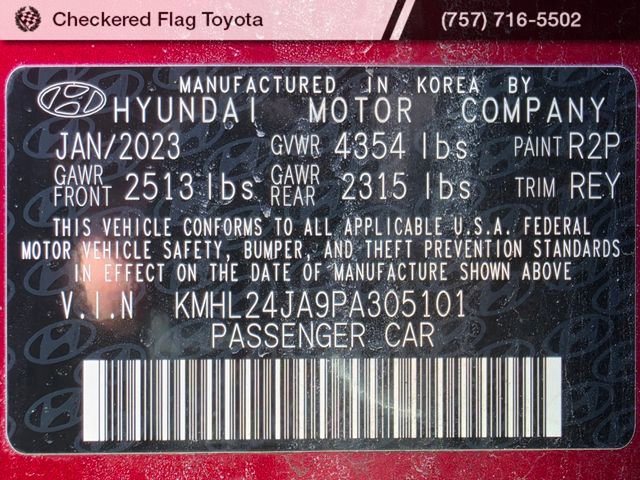 Used 2023 Hyundai Sonata SE w/ Cargo Package FWD image 22