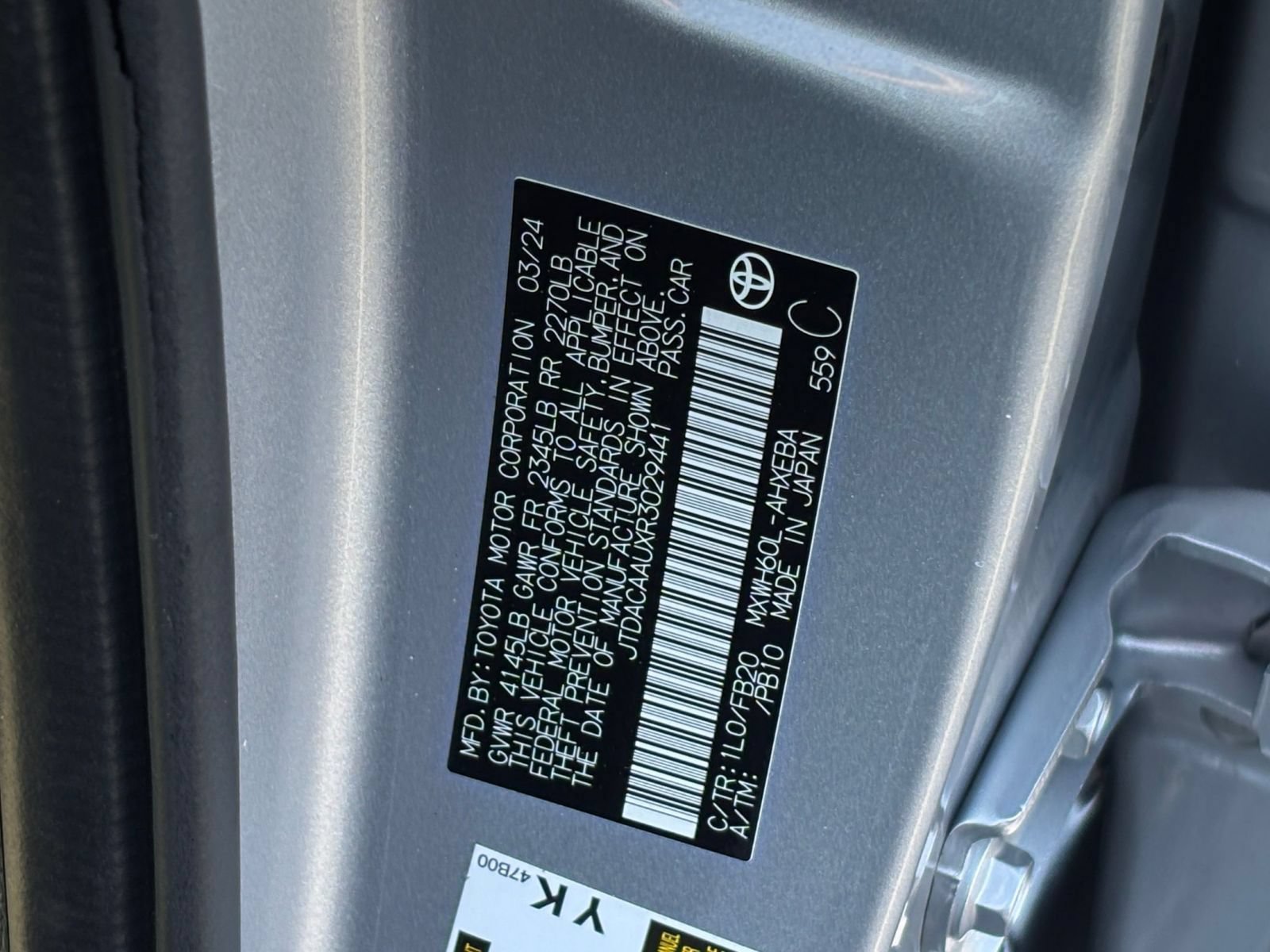 Used 2024 Toyota Prius LE FWD image 28