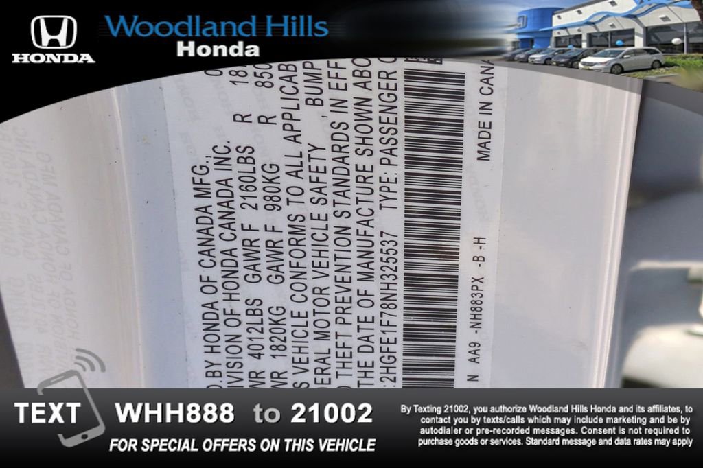 Used 2022 Honda Civic EX image 27