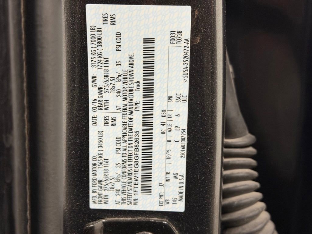 Used 2016 Ford F150 XLT w/ Equipment Group 302A Luxury image 44