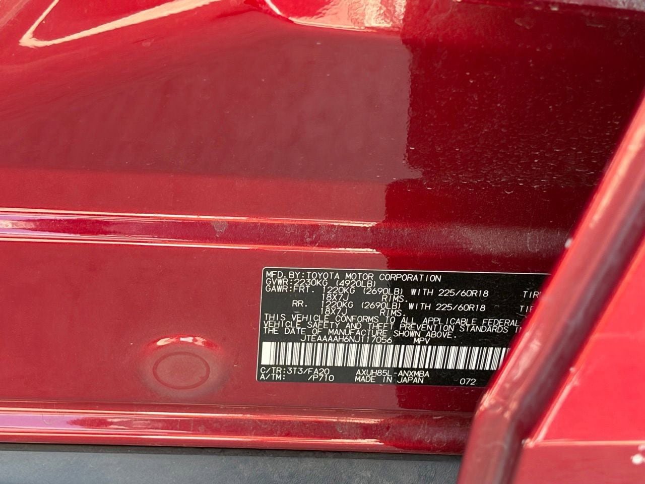 Used 2022 Toyota Venza LE AWD/4WD image 16