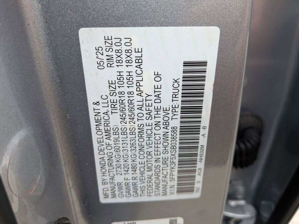 Used 2025 Honda Ridgeline RTL image 33