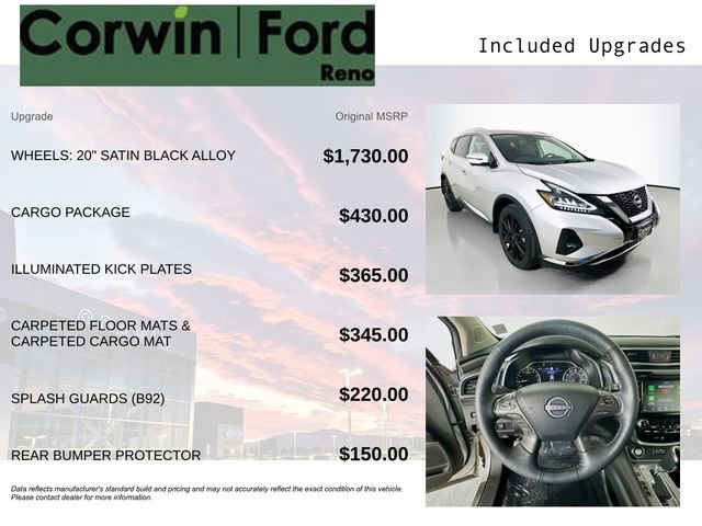 Used 2023 Nissan Murano SL w/ Cargo Package AWD/4WD image 3