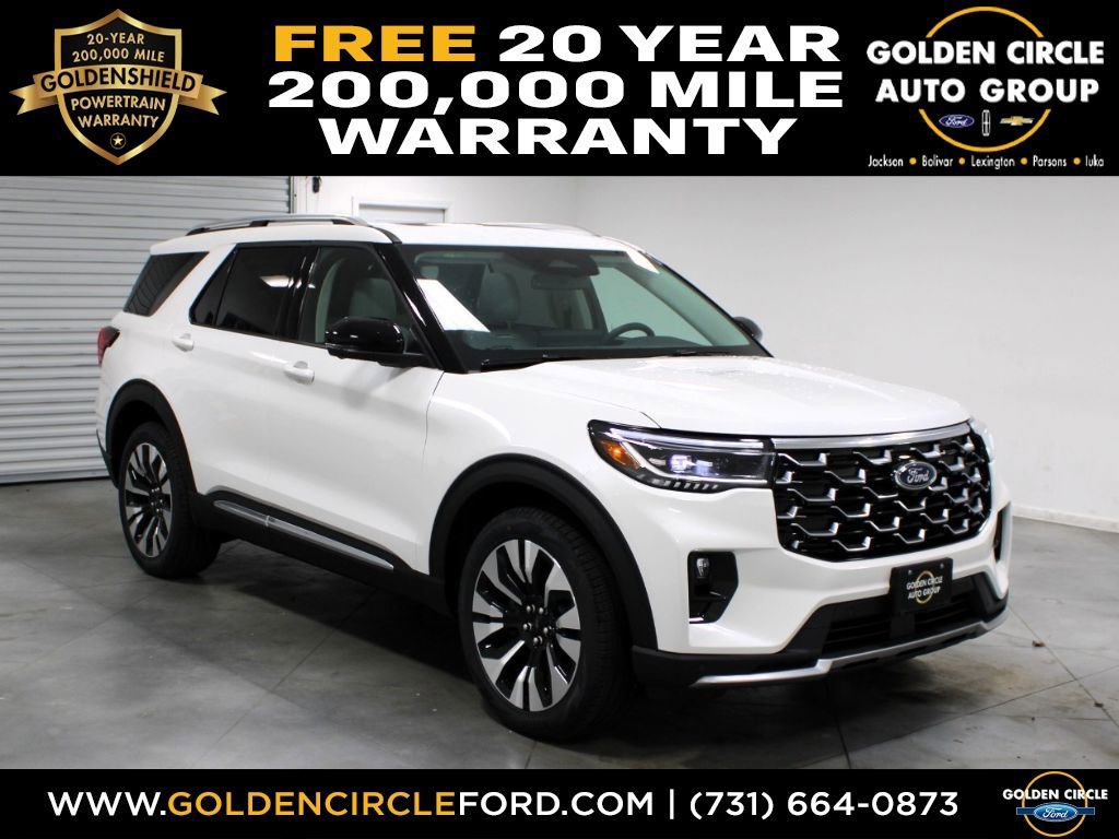 New 2026 Ford Explorer Platinum w/ LUX Leather Package