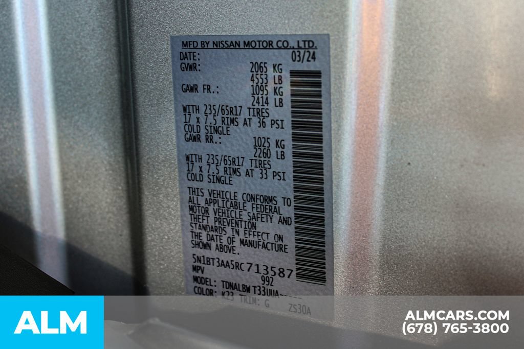 Used 2024 Nissan Rogue S FWD image 40