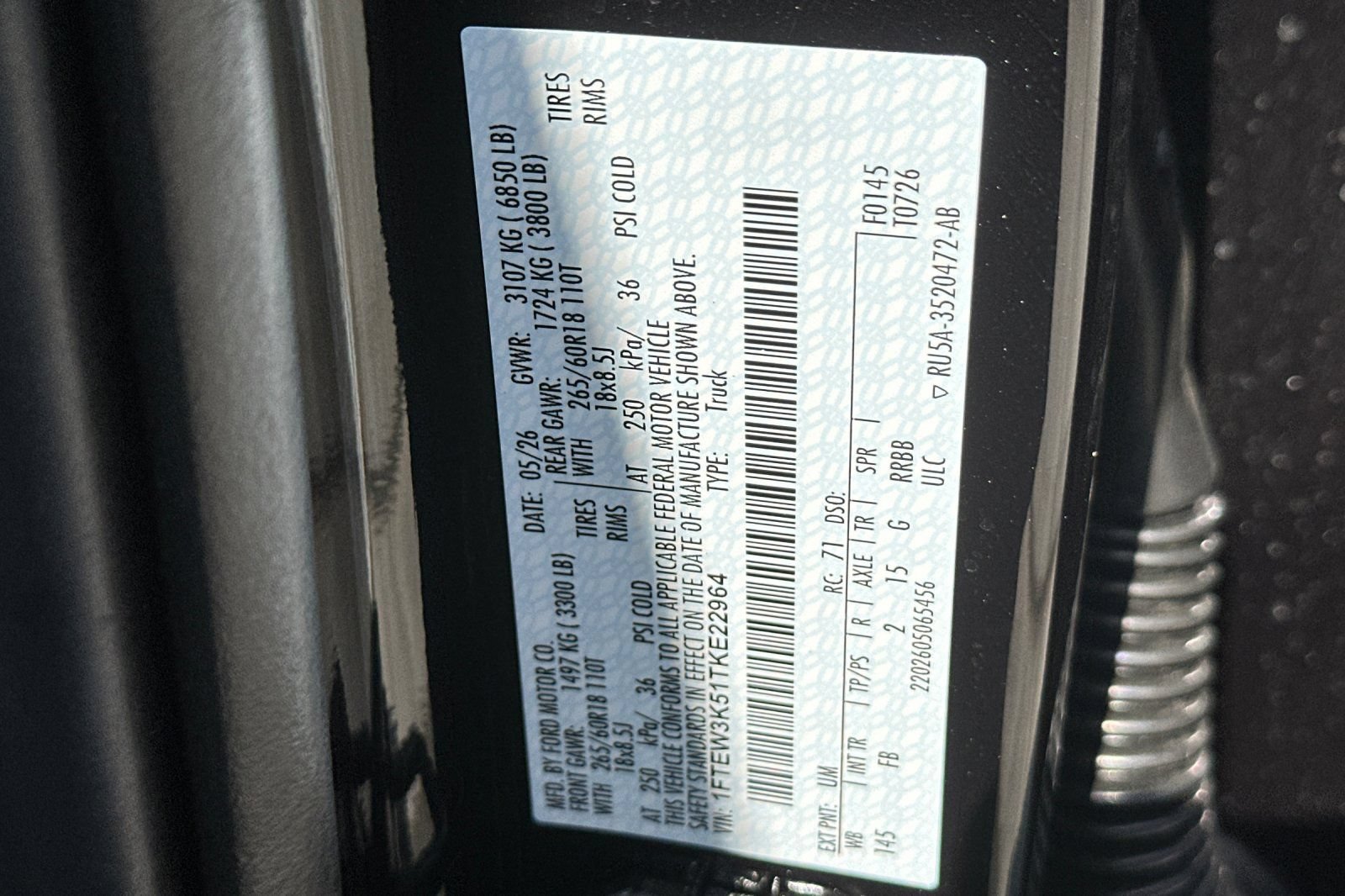 New 2026 Ford F150 XLT w/ Equipment Group 302A MID RWD image 28