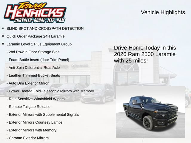 New 2026 RAM 2500 Laramie w/ Night Edition AWD/4WD image 4