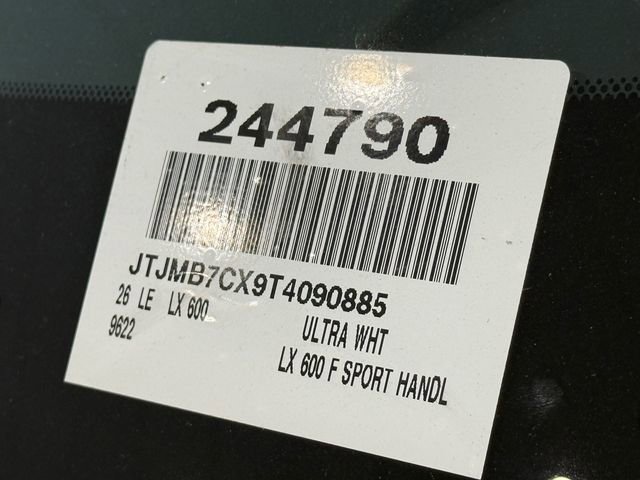 New 2026 Lexus LX 600 F Sport image 21