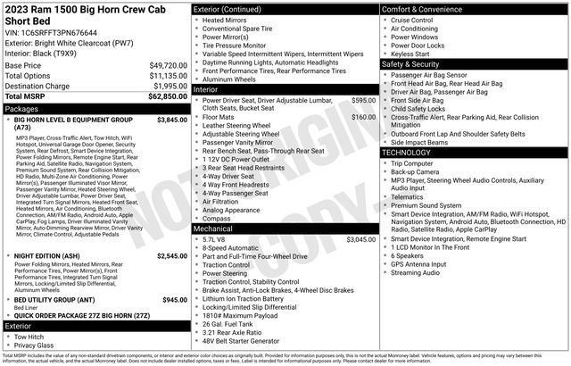 Used 2023 RAM 1500 Big Horn AWD/4WD image 10