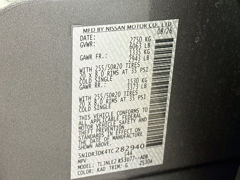 New 2026 Nissan Pathfinder Platinum w/ Accent Package AWD/4WD image 34