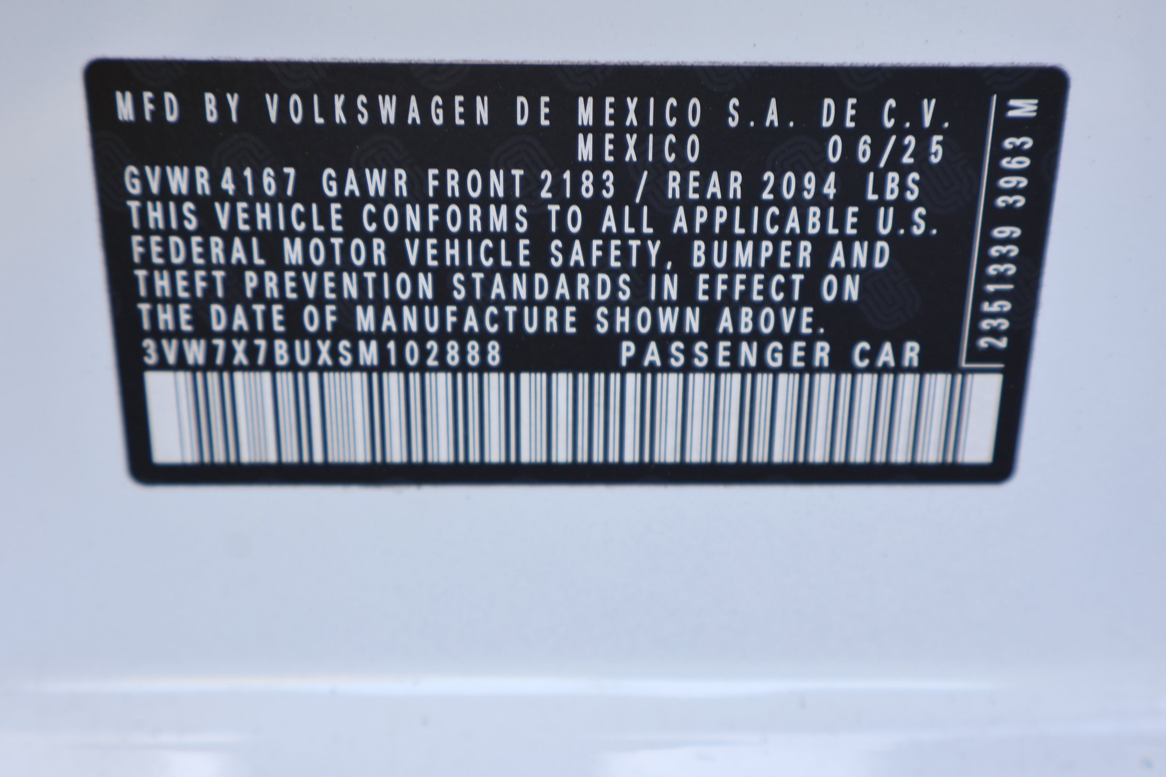 Used 2025 Volkswagen Jetta SE w/ Sunroof Package image 27