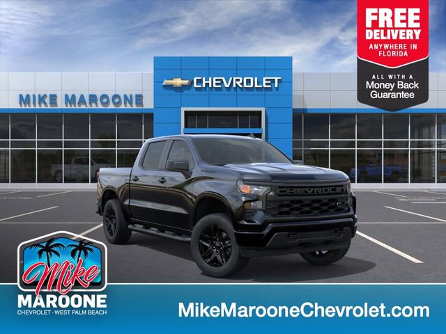 New 2026 Chevrolet Silverado 1500 Custom w/ LPO, Dark Essentials Package RWD image 1
