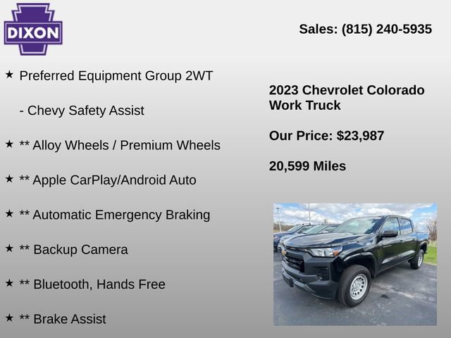 Used 2023 Chevrolet Colorado W/T image 4