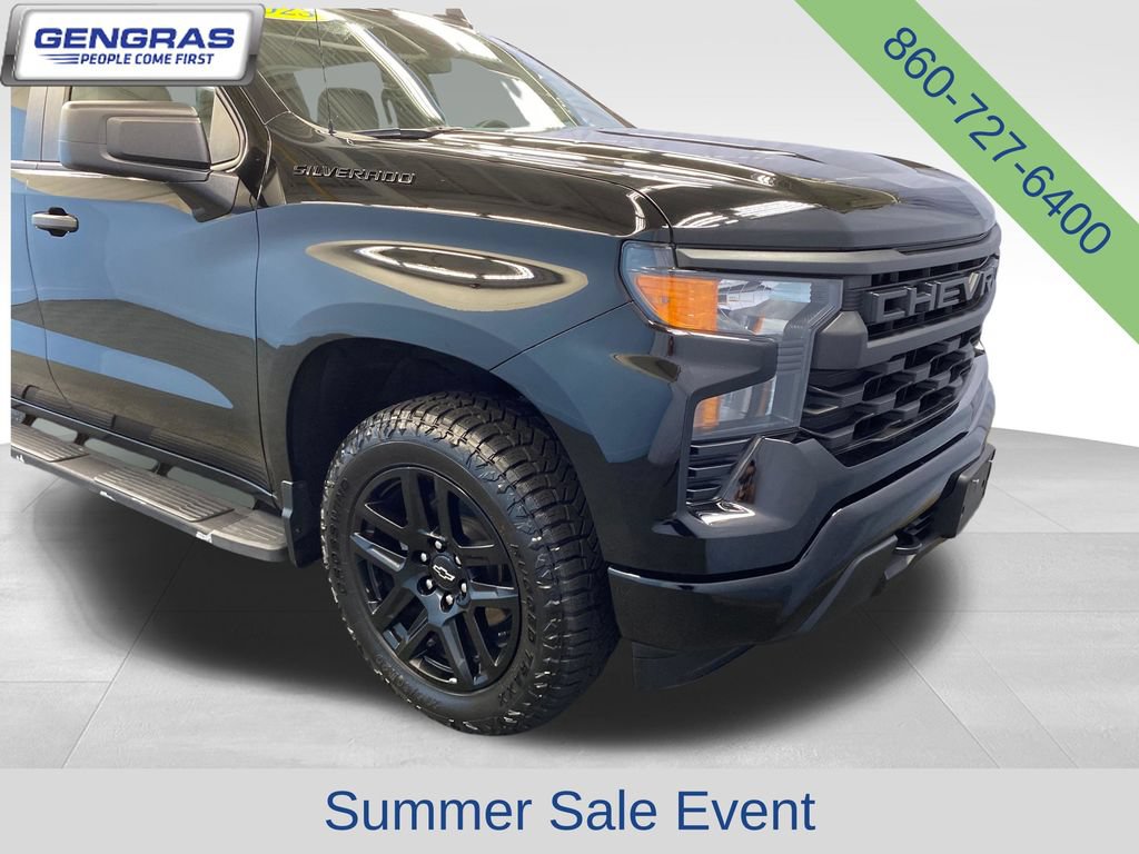 Used 2023 Chevrolet Silverado 1500 Custom w/ LPO, Dark Essentials Package AWD/4WD image 48