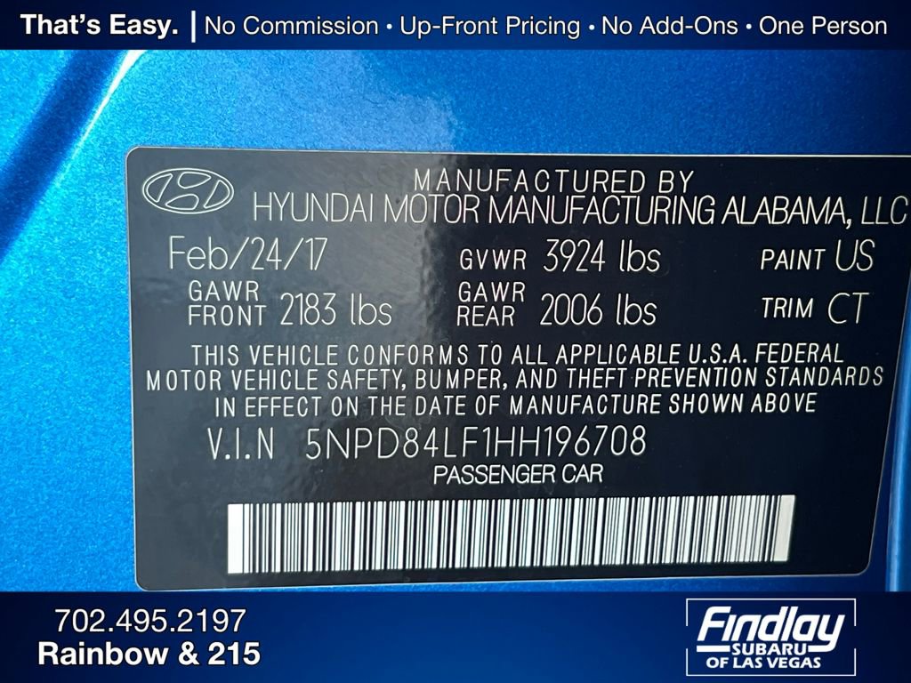 Used 2017 Hyundai Elantra Value Edition image 34