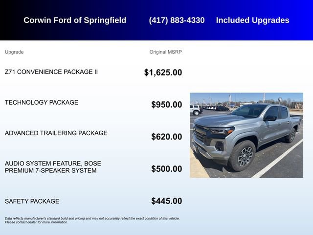 Used 2024 Chevrolet Colorado Z71 w/ Z71 Convenience Package 2 image 5
