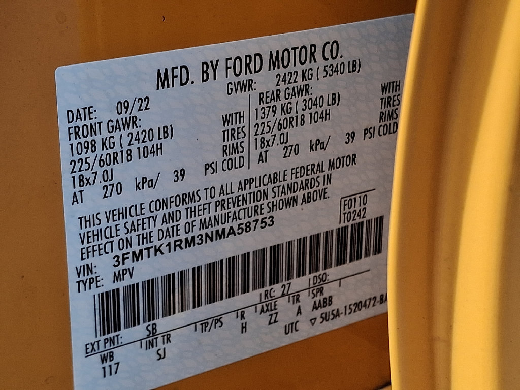 Certified 2022 Ford Mustang Mach-E Select RWD image 27