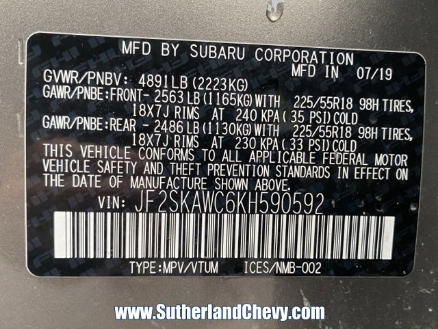 Used 2019 Subaru Forester Touring w/ Popular Package #3 image 48