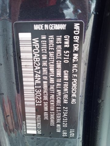 Used 2022 Porsche Panamera 4S AWD/4WD image 21