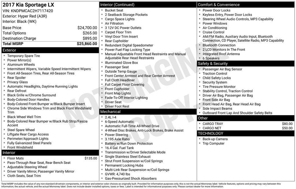 Used 2017 Kia Sportage LX image 26