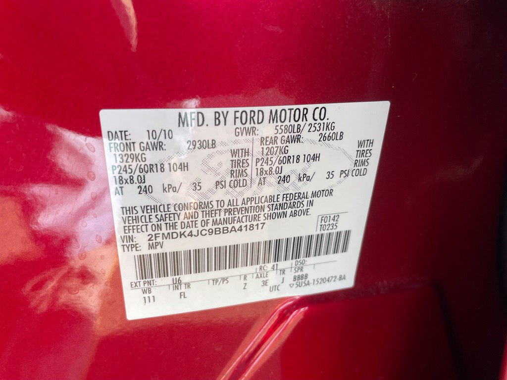Used 2011 Ford Edge SEL w/ 201A Rapid Spec Order Code AWD/4WD image 34