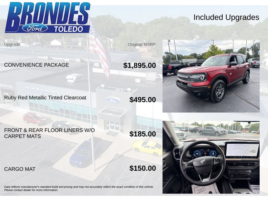 Used 2025 Ford Bronco Sport Big Bend w/ Convenience Package AWD/4WD image 6