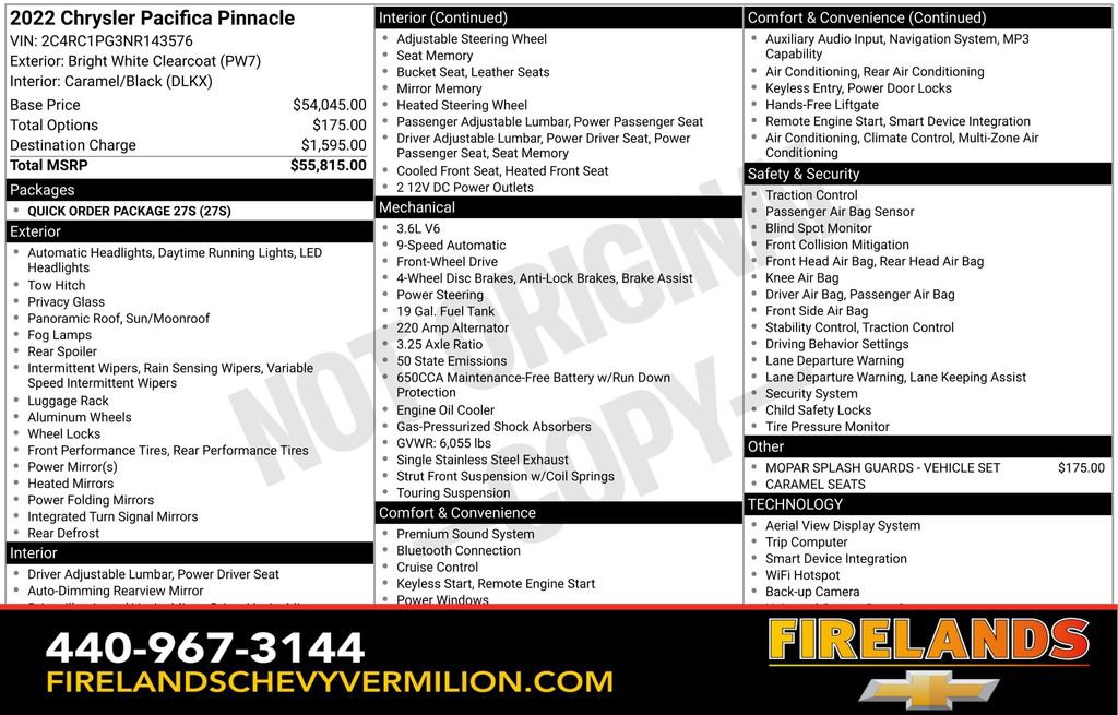 Used 2022 Chrysler Pacifica Pinnacle image 2