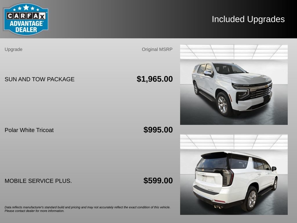 Certified 2026 Chevrolet Tahoe Premier w/ Sun And Tow Package RWD image 3