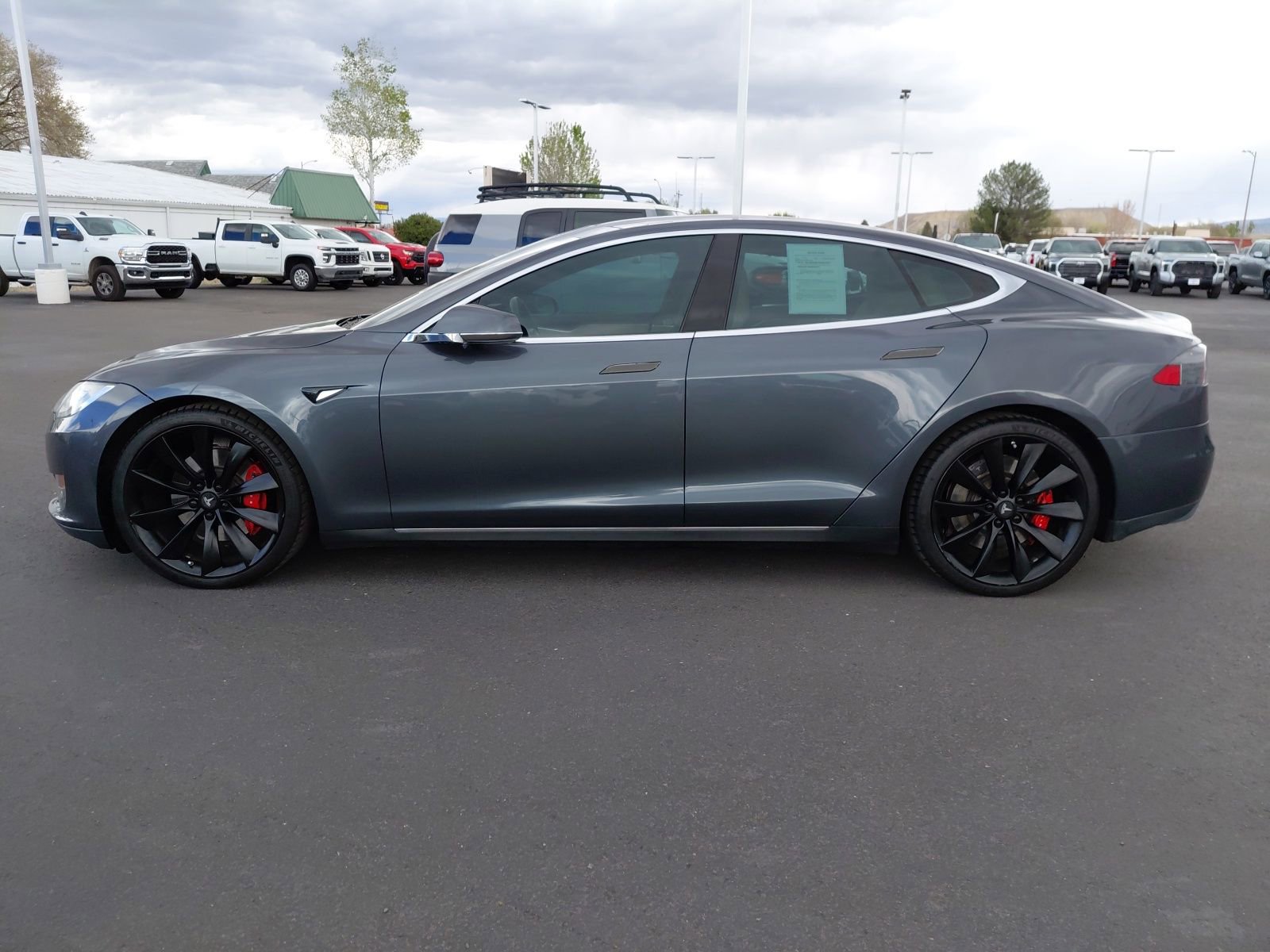 Used 2015 Tesla Model S P85D AWD/4WD image 7