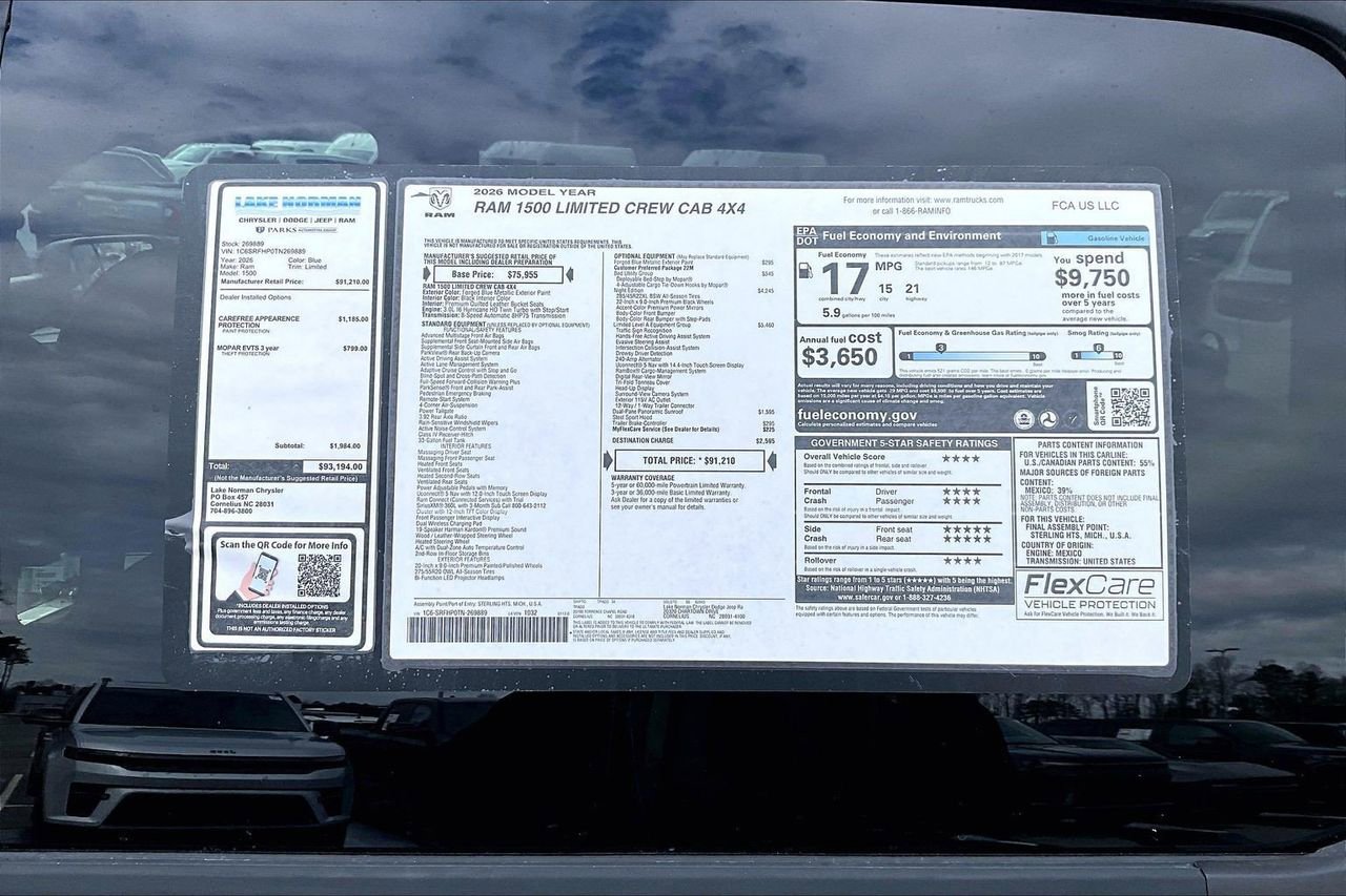 New 2026 RAM 1500 Limited AWD/4WD image 41