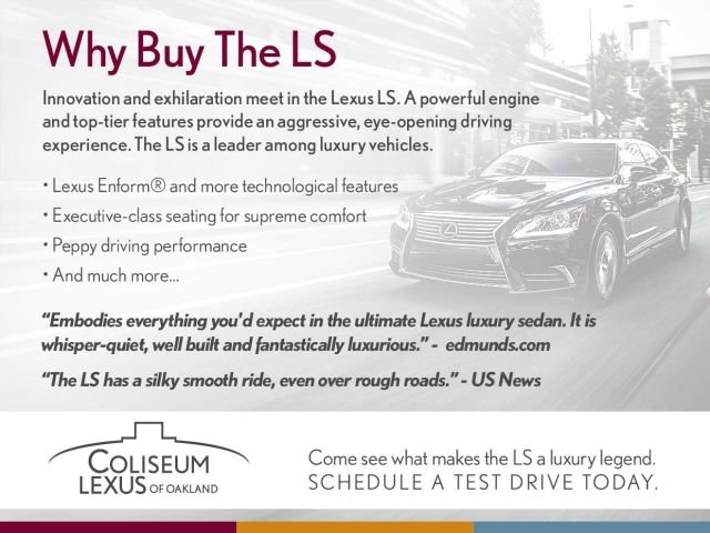 Used 2023 Lexus LS 500 w/ Accessory Package (Z1) RWD image 35