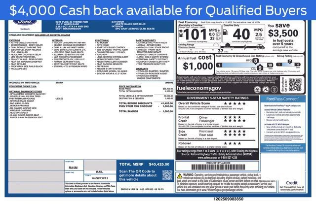 New 2026 Ford Escape SE w/ PHEV Premium Package image 5