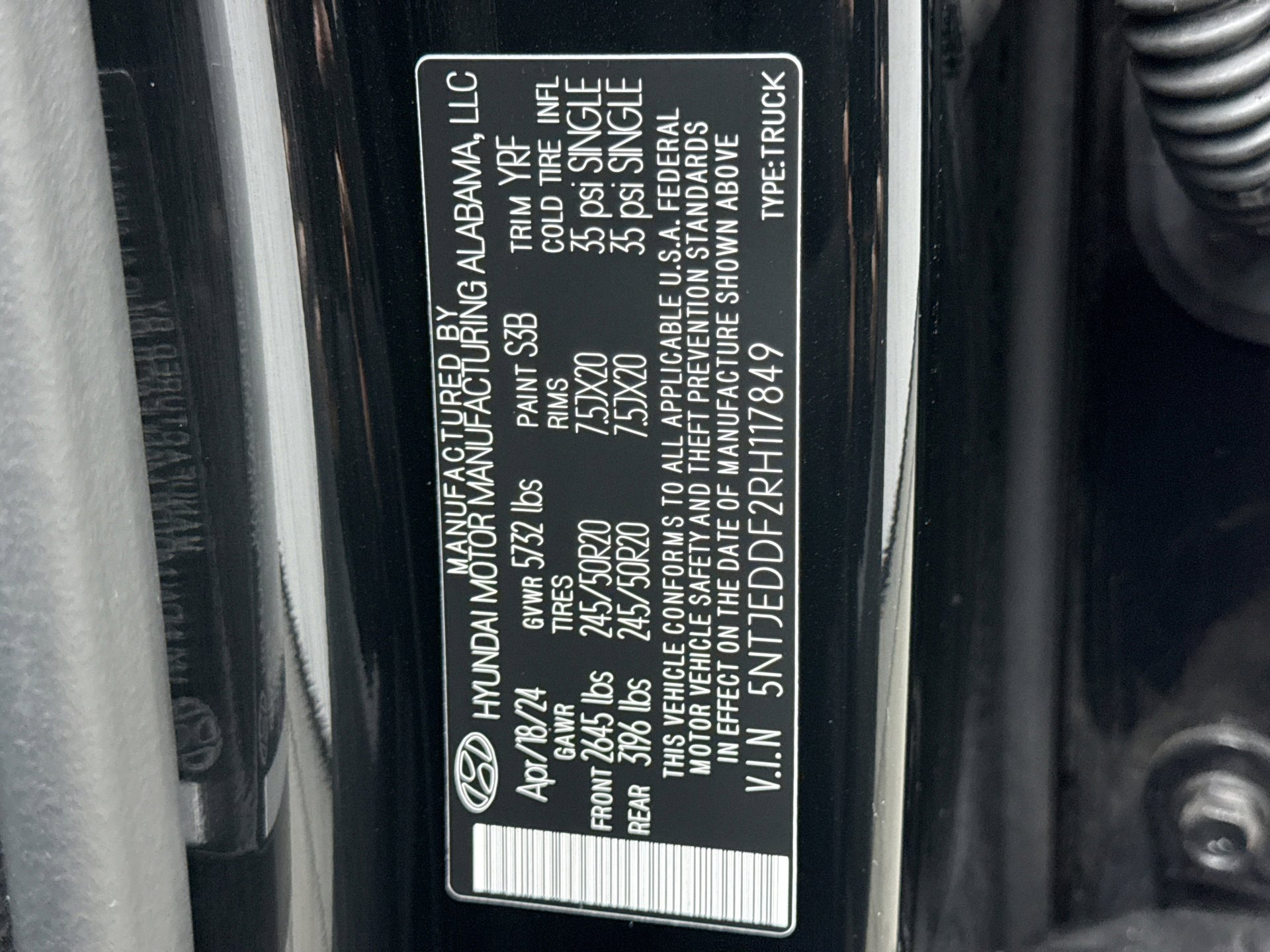 Used 2024 Hyundai Santa Cruz Limited image 27